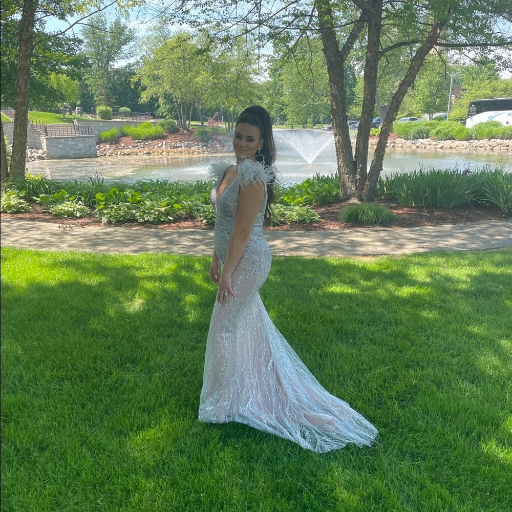 Couture evening gown